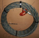 Steel wire rope Ø 8,3 mm, length = 35 m (Geda AB450 and Geda AB650)