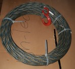 Steel wire rope Ø 8,3 mm, length = 55 m (Geda AB450 and Geda AB650)