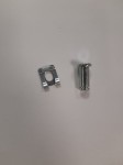 Pin with securing device