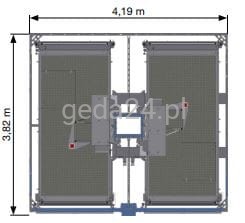 Geda SBL 2000 TWIN - dźwig