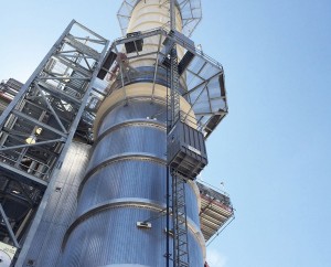 Industrial elevators Geda SH1600 material and persons