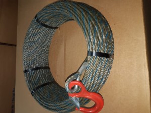 Steel wire rope Ø 8,3 mm, length = 100 m ( Geda AB450 and Geda AB650 )
