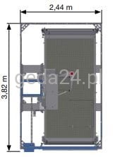 Geda SBL 2000 - Personnel and Material Hoists - 30m - single version