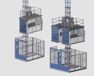 Geda SBL 2000 - Personnel and Material Hoists - 30m - single version