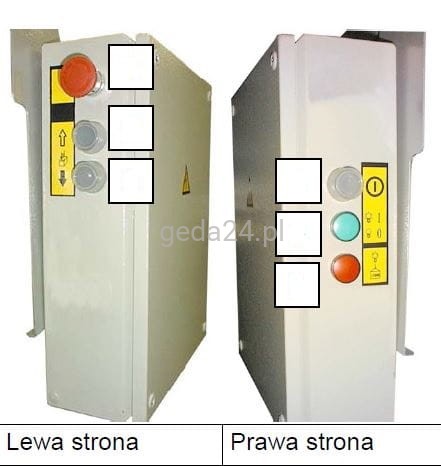 Control 400/48 V for one winch  (Geda AB 450 / AB 650)