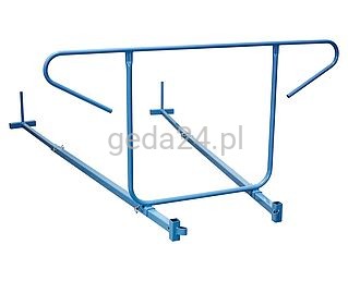 Wysięgnik dachów płaskich ze składanymi poręczami do kubłów Geda