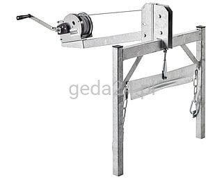 Winda montażowa ręczna z linką 21 m i trawersą