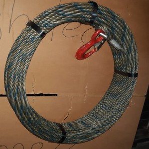 Steel wire rope Ø 8,3 mm, length = 55 m ( Geda AB450 i Geda AB650 )