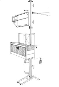 Material Hoist Geda 300Z 230V for 12m