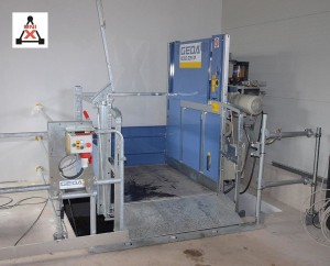 Winda towarowa permanentna Geda 850 ZM P na 6m