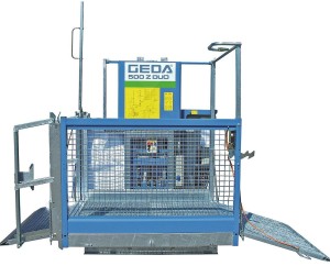 Dźwig budowlany towarowy Geda 500Z DUO 12m