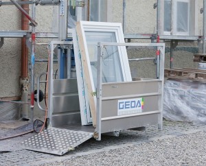 Dźwig towarowy Geda 200 Z / 12m zbliżenie