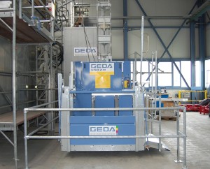 Winda towarowa permanentna Geda 850 ZM P na 6m