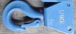 Twister preventer with hook (without weight).