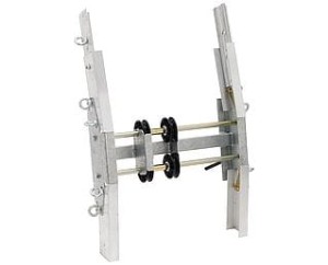 Angle track section infinitely adjustable 20° to 45°