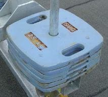 Obciążnik balastowy 25 kg Geda AB450, Geda AB650