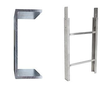 Segment szynowy 0,5 m, 200kg, Geda Lift Standard